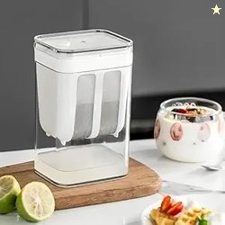 QCen 2-in-1 Greek Yogurt Maker & Hung Curd Maker | Fine Mesh Strainer