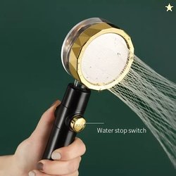 Kyari - 360 Turbo Fan High Pressure Hand Shower For Bathroom Hand...mo