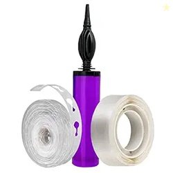 ITAF Hand Held Balloon Air Pump Inflator For Metallic Pastle Balloons,