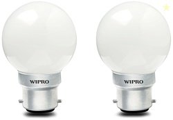 wipro 0.5W LED Cool Day Light Lamp, Pack of 2, (N10001)