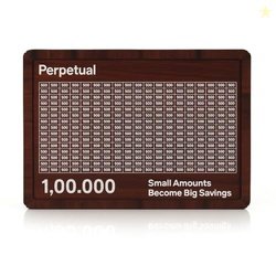 Perpetual Wooden Money Piggy Bank, Money Saving Box, Gullak with Savin