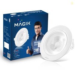MAGIK Beamer 3W LED Spotlight | Natural White (4000K) | Pack of 1 | Hi