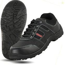 ELECANT Lace-up Steel Toe Safety Shoes for Factory and Industrial Work