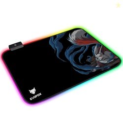 EvoFox Falcon LX35 Gaming Mouse Pad with 12 RGB Effects, Micro-Texture