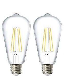 Homesake Led Bulb, E27 LED Bulb, ST64 Filament Bulb, 4-Watt Yellow Bul