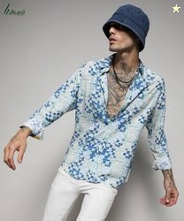 CAMPUS SUTRA Men Regular Fit Dyed/Ombre Spread Collar Casual Shirt
