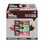 RiteBite Max Protein Wafer Bars with Millets, All Flavors (Pack of 12), 10g Protein, No Maida, No Palm Oil, Zero Added Sugar, Healthy Wafer Snack, 480g