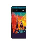 Amazon Brand- Solimo Designer Colored Paris 3D Printed Hard Mobile Back Case Cover Compatible for Google Pixel 6a 5G