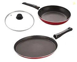 Nirlon 3-Layer Nonstick Coating Aluminum Compatible with All Gas & sto