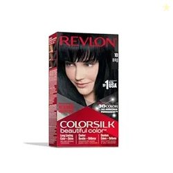 Revlon Colorsilk Permanent Hair Color, 186g - Black (10/1N)