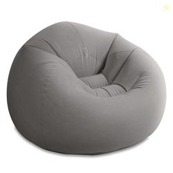 Intex Vinyl Beanless Bag Inflatable Chair, 42  X 41  X 27 , Beige