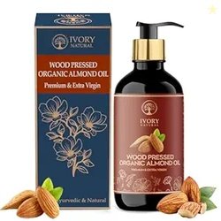 Wood Pressed Organic Almond Oil (200 ml) - Ayush Certified - Premium E