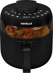 Havells Prolife Crystal Digital Air Fryer 5.5L, 1500W|D 8 Pre-sets| Ae