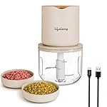 Lifelong Rechargeable Electric Food Chopper with 600ml | 100W Motor | Triple SS Blades | USB Type-C Charging |3600 mAh Battery | One-Press Operation for Veggies, Meat, Garlic, Nuts & Baby Food(LLWC05)