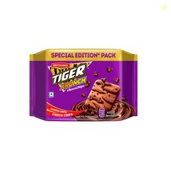 Britannia Tiger Krunch Chocochip Biscuits, 400 g
