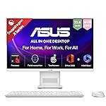 ASUS AiO VM441 (2026),Snapdragon X,Qualcomm Adreno iGPU,16GB RAM,512GB SSD,FHD,Touch screen,23.8″(60.45 cm),Windows 11,M365 Basic(1Y),Office 2024,White,5.47 kg,VM441QA-TWAP001WS,All in One Copilot+ PC