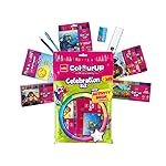 Cello Plastic Colourup Celebration Kit | Colour Set For Kids With Crayons, Sketch Pens, Coloured Pens & Activity Book | Gift For Kids’ Birthdays & New Year Gift