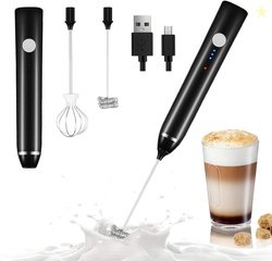 EMBox 1200 W Black Hand Blender (Milk Frother Handheld USB Rechar...mo