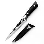 Machado Serbian Chef Knife – High Carbon Clad Steel Usuba Butcher Cleaver, Full Tang Kitchen Chef Knives – Ideal Fathers & Mothers Day Gifts
