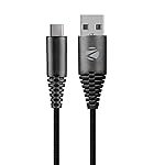 Zebronics Type-C Fast Charging Cable, Upto 480 Mbps, 36W Rapid Charge, 3A Output, Charge & Sync Data Cable, 1 Meter Length, Tangle-Free Durable Design (CU300T)