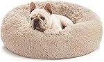 ZEXSAZONE Summer Round Doughnut Comfortable Durable 2 in 1 and Washable Pet Bed | Cat Bed | Puppy Bed | Dog Bed | Medium Dog Bed for Cats Puppies Labrador German (Brown M)