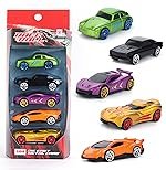 Jam & Honey Premium Die-Cast Metal Car | Free Wheel Toy Vehicle for Kids | Realistic Design | Vibrant Paint | No Assembly | Collectible Mini Car Model | Pack of 5 | Multicolor