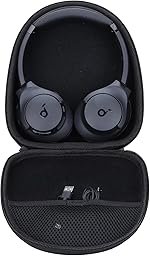 M.G.R.JÂ® Portable Carrying Case Cover for soundcore by Anker Space One, Life 2 neo, H30i, Q20i, Q20+, Q20, Q30, Q35, Q40, Q45 Wireless Headphones (Hard|EVA|Black)