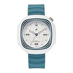 Fastrack-Tees Hype Adventure Quartz Analog White Dial Green Silicon Strap Watch for Men – 38169PP05W