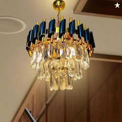 Desidiya Modern Crystal Chandelier 150watt Decorative Pendant Crystal