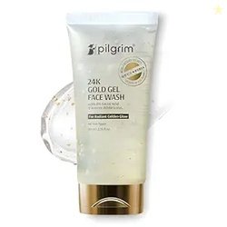 Pilgrim 24k Gold Gel Facewash with Korean White Lotus & Lactic Acid 80