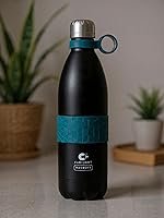 Clay Craft VACBOTT Stark Easy to Carry Double Walled|18 Hours Hot and 24 Hours Cold Vacuum Insulated Flask Thermosteel Bottle 1000ml,Leak Proof|Travel Bottle|BIS Certified|1Year Limited Warranty