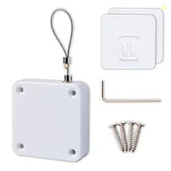 Punch-Free Automatic Sensor Door Closer, Multifunctional With Steel Dr