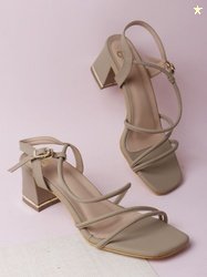THE WHITE POLE Women Block Sandals with Bows