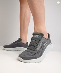 Skechers GO WALK FLEX - REMARK Sneakers For Men (Grey , 9)