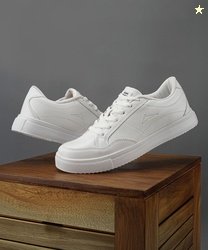 JQR STYLE-001 Sneakers For Men (White , 8)