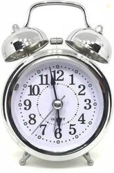 kb trade Analog Silver Clock