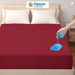 Flipkart SmartBuy Double Size Fitted Terry Cotton Mattress Cover ...mo