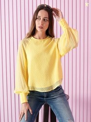 ONLY Women Regular Cuff Sleeve Top