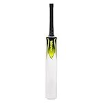Starter Kashmir Willow Cricket Bat with Half Cane Handle- 13+ Years Kids-Full Size-Yellow & Black