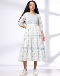 FUSION Women Printed Fit & Flare Dress