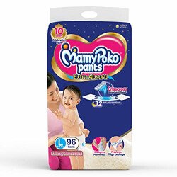 MamyPoko Pants Extra Absorb Baby Diapers, Small (S size), 4-8 kg, 34 C