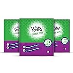 Presto! Premium Multi-Purpose Sponge Wipes | Assorted | 15 Count |(5 x Pack of 3)