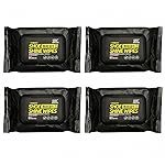 Pack of 4 Sneaker Wipes Shoe Instant Cleaner Cleaning for Shoes Quick Remove Dirt Stain Sneakers Kit Cleaner Wipes All Shoes Wet Cleaning kit Quick Clean White