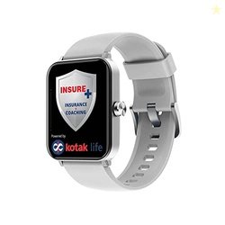 GOQii Insure+ 5 lakhs Health Insurance with Smart Vital Max (Grey) and