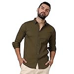 Campus Sutra Men’s Polyester Regular Fit Shirt