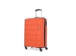 Kamiliant American Tourister Harrier|Cabin Trolley Bag Small Size (56 cms) for Travel| Hard Case Polypropylene (PP) Suitcase|360Â° 4-Wheel Spinner Luggage Trolley|Combination Lock|Carrot Orange