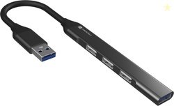 Portronics Mport 31 USB Hub (4-in-1) Multiport Adapter with 1 x U...mo