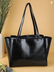 The Fashion Peepa Black Women Hand-held Bag Black Stylish Hand Be...mo