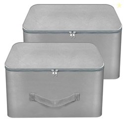 Storite 2 Pack Nylon Wardrobe Bag Underbed Moisture Proof Cloth Storag