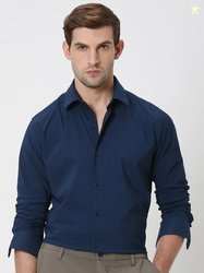 Mufti Slim Fit Stretch Casual Shirt